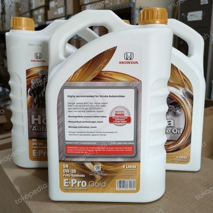 OLI MESIN MOBIL HONDA EPRO GOLD GENUINE