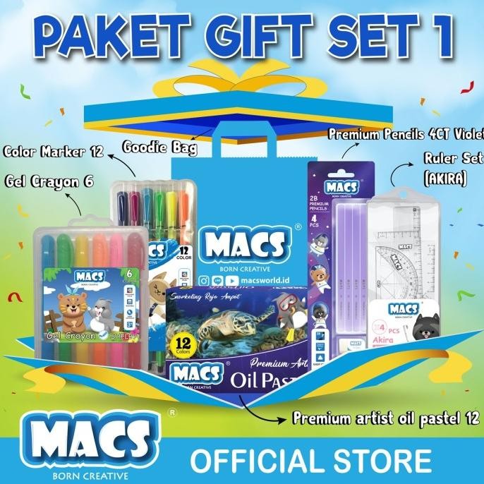 

MACS GIFT SET 1 / HAMPERS / CRAYON