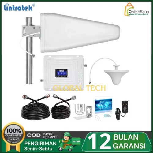 TERBARU Lintratek Penguat Signal Repeater Boster Triband Jaringan 5g 4g Internet Pedesaan Pedalaman