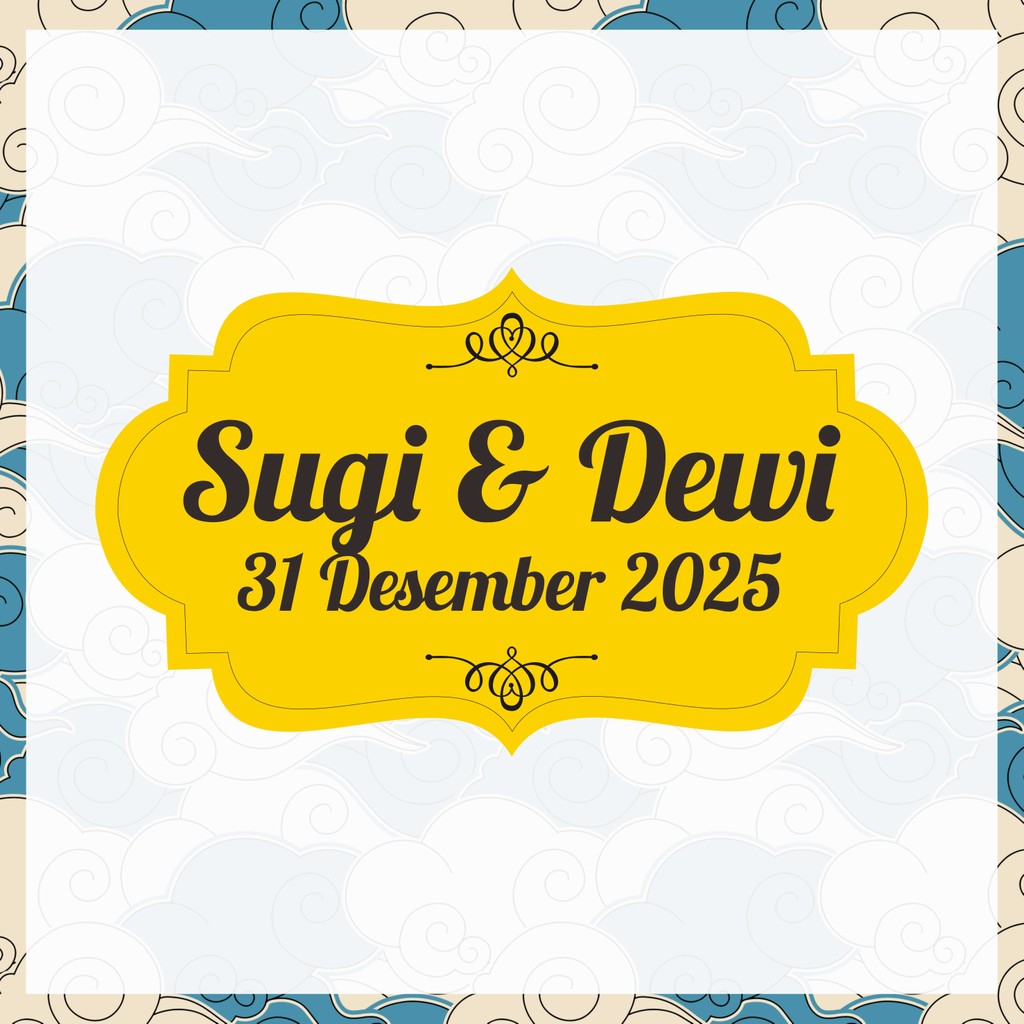 

LABEL NAMA AKRILIK GOLD