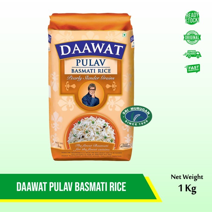 

Produk Unggulan] DAAWAT PULAV BASMATI 1 KG