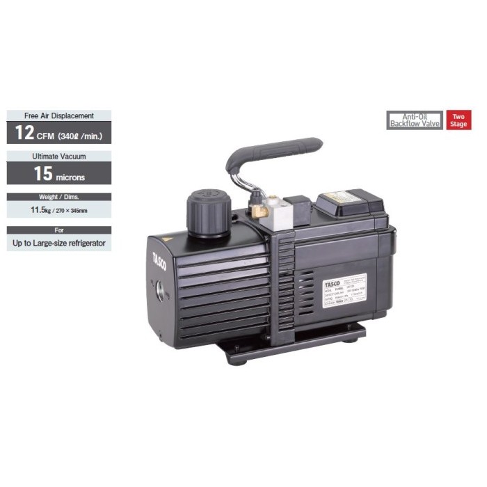 TERBARU TASCO VACUUM PUMP POMPA VAKUM AC TA-150GL-220 pompa vakum AC extra besar jumbo