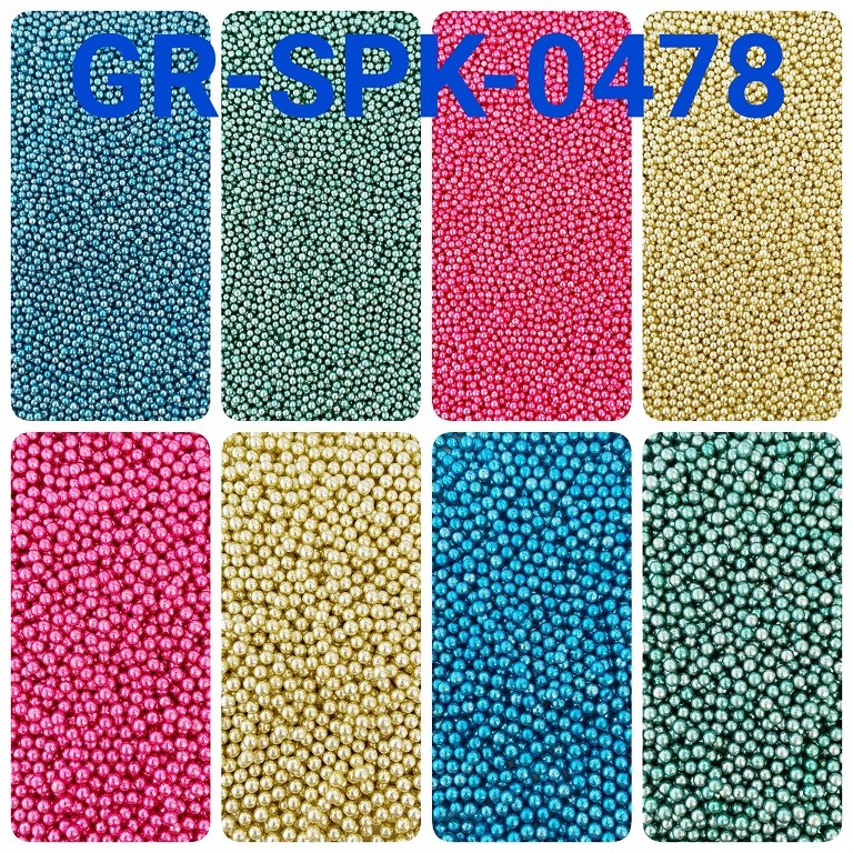 

GR-SPK-0478 Sprinkles sprinkle springkel 1kg 1 kg mutiara bulat beads (sprinkles)