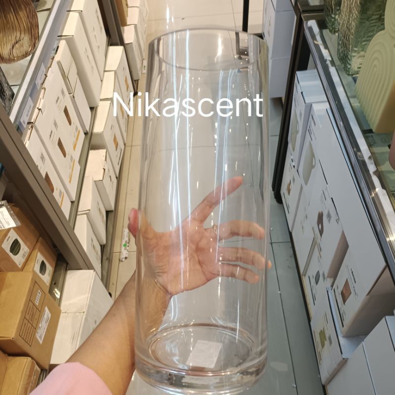 Promo Vas Bunga Kaca Tinggi Vas Bunga Kaca Bening