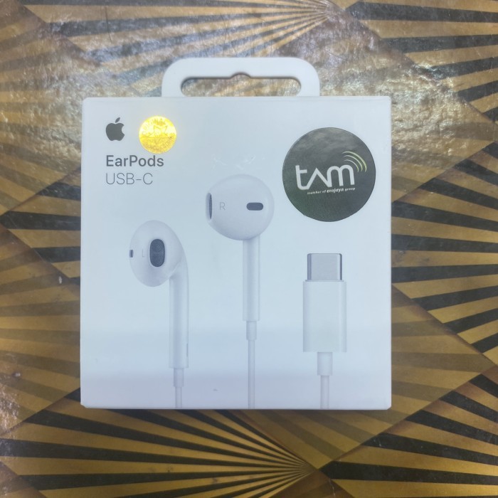 Headset Earphone Apple Earpods USB-C Iphone 15 / Pro Max Original