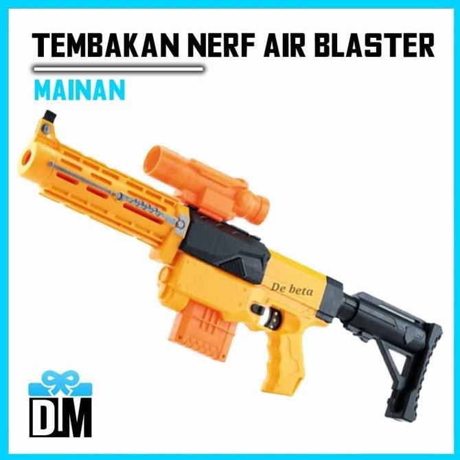 @=@=@=@=] Pistol Tembakan Airblaster Tanpa Batre S.Otomatis NERF Air soft gun
