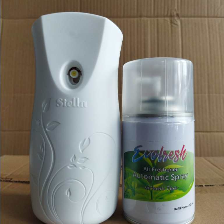 Ready Stock Stella Matic Pengharum Ruangan Device Set Box - Dahlia Teh Keraton - Balinese Jasmine