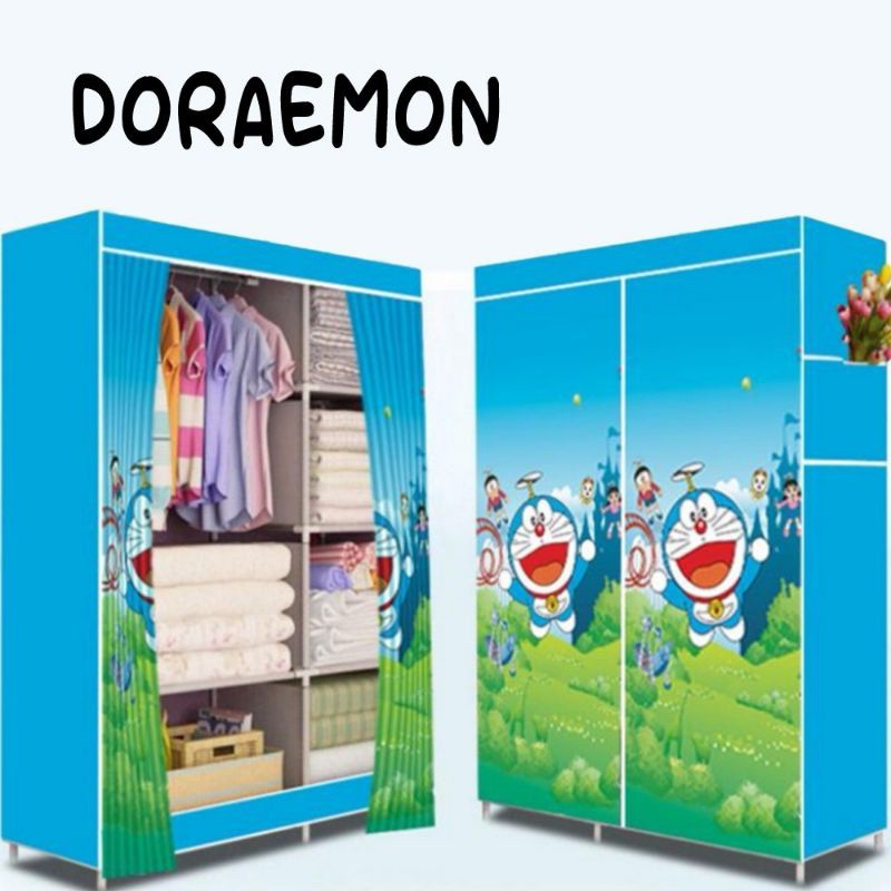 Limited Edition Rak Baju Portabel Hello Kitty , Lemari Baju Karakter , Portable