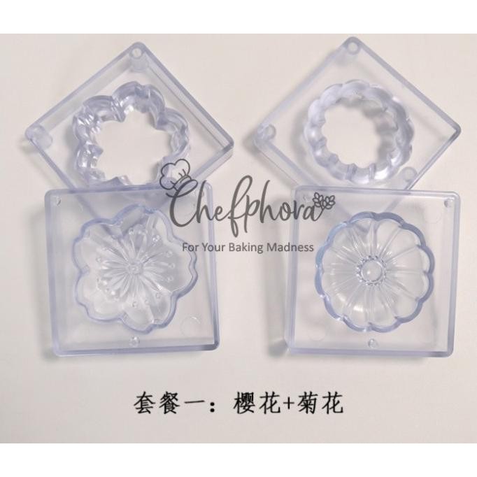 Murah Cetakan Kue Nastar Taiwan Wagashi Mochi Kue Kering Bunga Sakura 35Gr