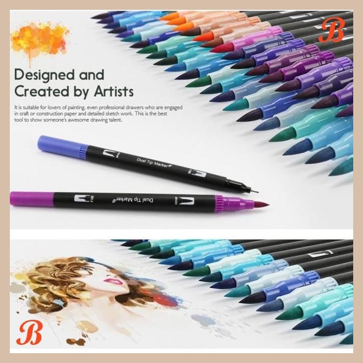 

| YZA | SPIDOL DUA SISI GAMBAR DRAWING PEN ART SKETSA 1 - 2 MM 0.4 MM