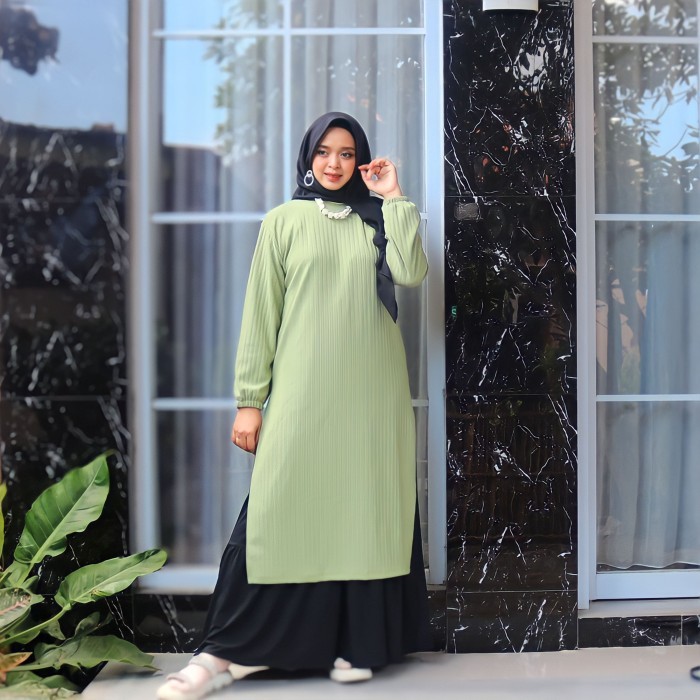 TANIA LONG TUNIK KNIT HORNET JUMBO LD120 (TANIA LONG TUNIK)