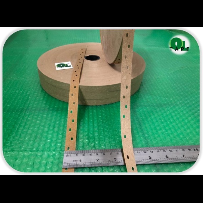 

Gummed Tape/ VENEER Tape/ isolasi plywood (16mm x 500 M)