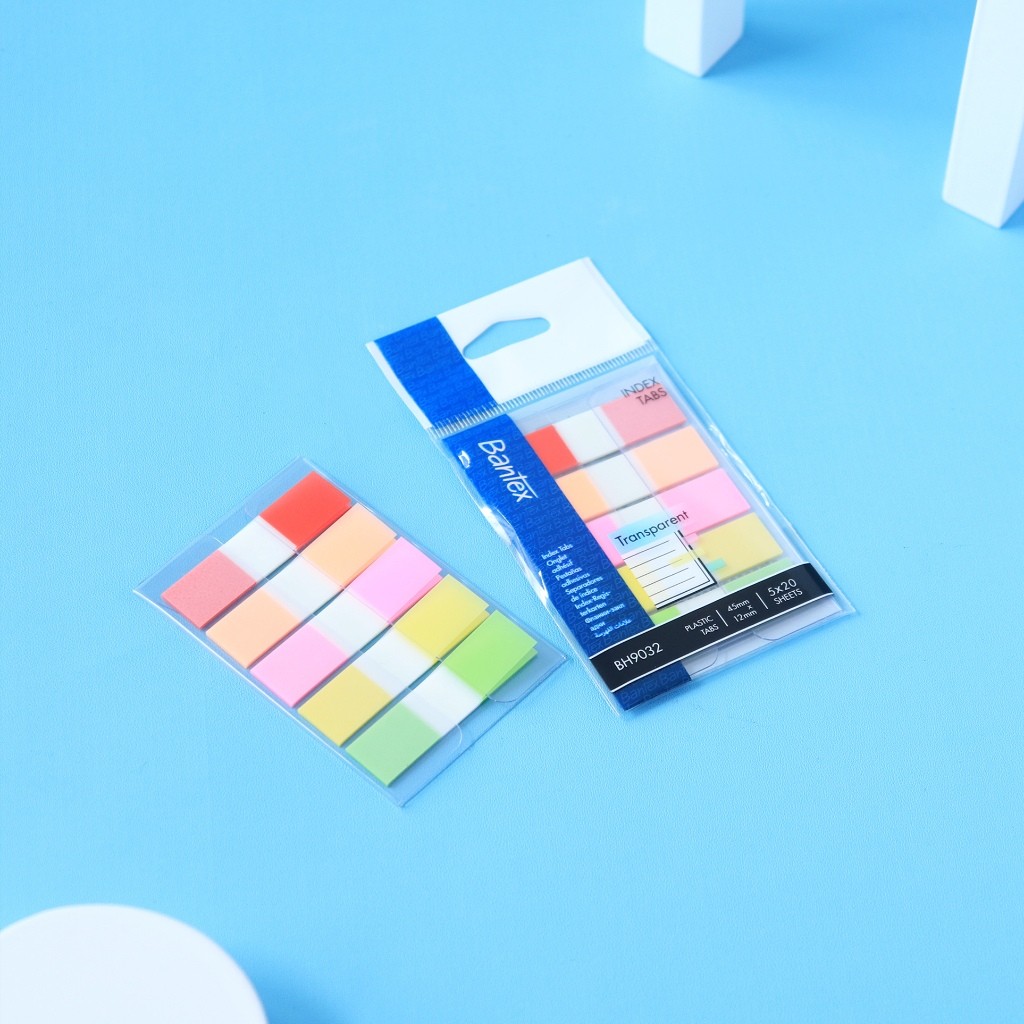 

[Stationery Home] Bantex Index Halaman / Penanda Warna Warni Plastik BH9032