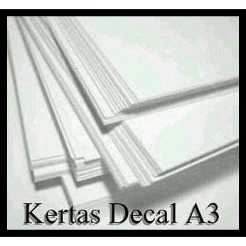 

Terlaris Kertas Decal Transparan A3+ Good Quality