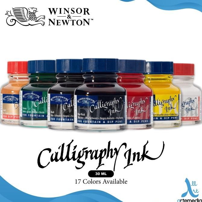 

Tinta Kaligrafi Winsor & Newton 30Ml Bottle Calligraphy Ink Original Dan Terlaris