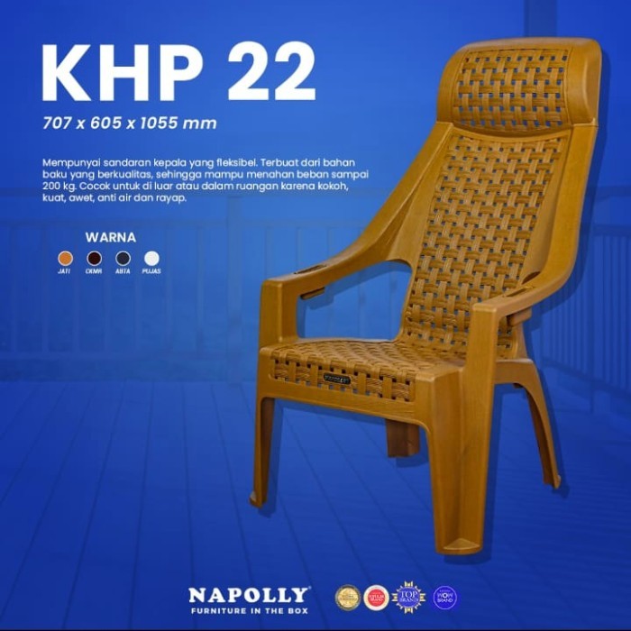 Kursi Plastik/Kursi Santai Napolly