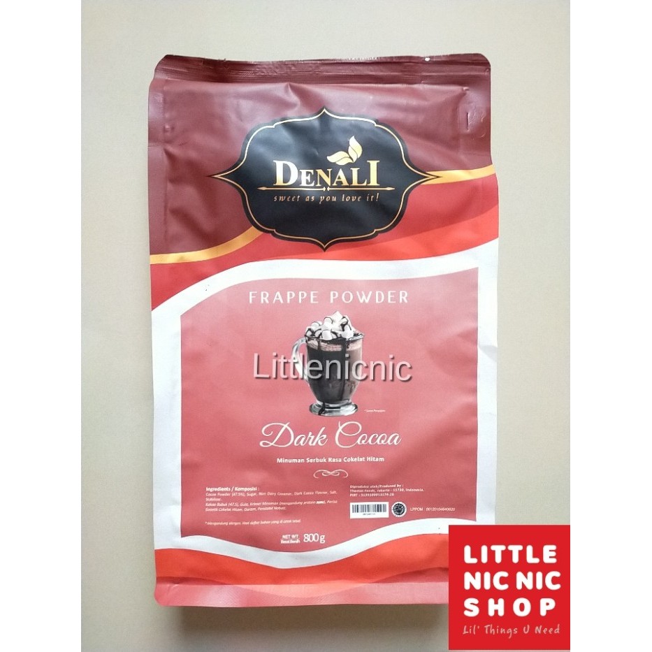 

Bubuk Minuman Denali Dark Cocoa Powder
