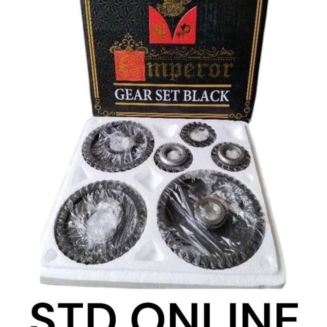 Diskon GEAR SET MERK NP EMPEROR HITAM BLACK S195 - S1115 stdba Berkualitas