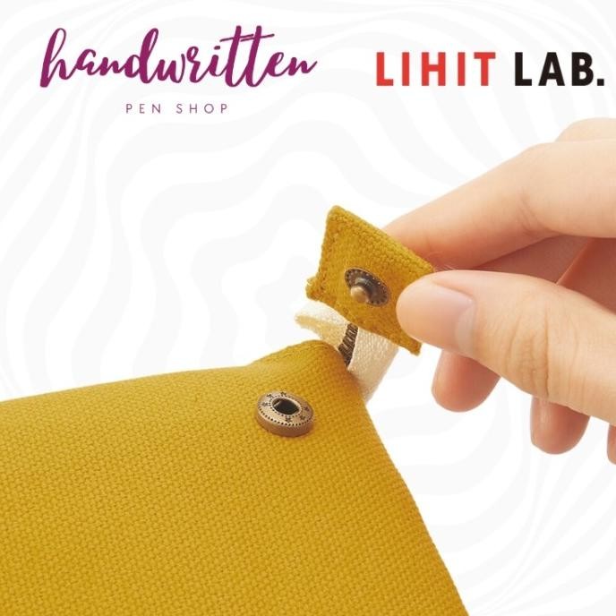 

LIHIT LAB A-7901 HINEMO CANVASS WIDE OPEN PEN CASE XL / TEMPAT PENSIL