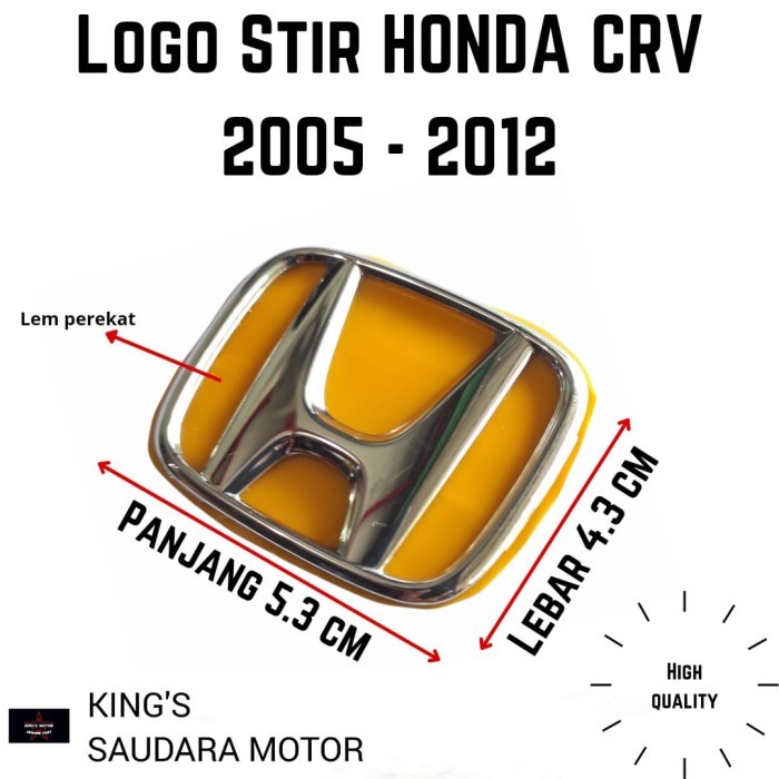 Logo Stir Honda CRV 2005-2012 Original