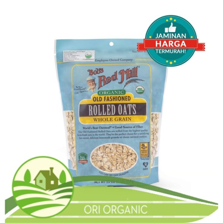 

Bobs Red Mill Organic Old Fashioned Rolled Oat 32Oz 907G