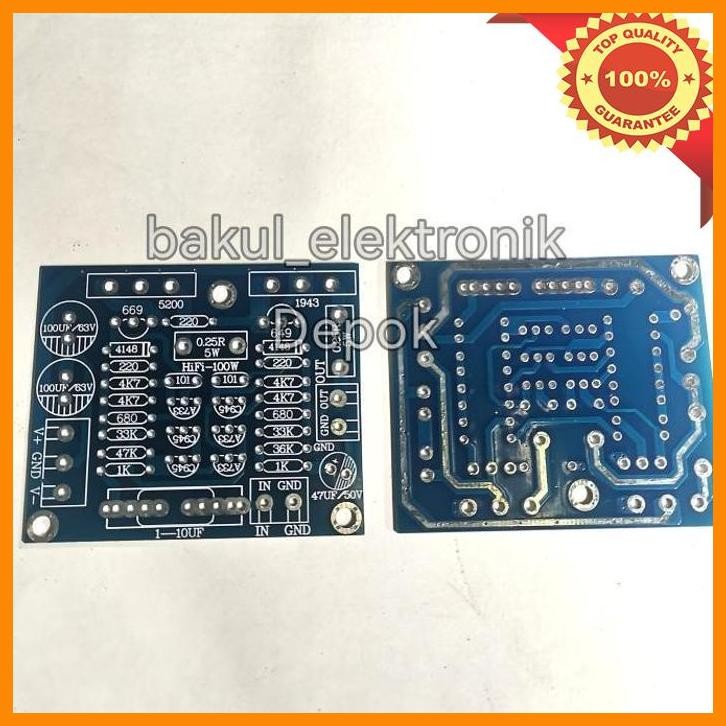 [bak] pcb power neo ocl simetris  100w 1set final pcb import