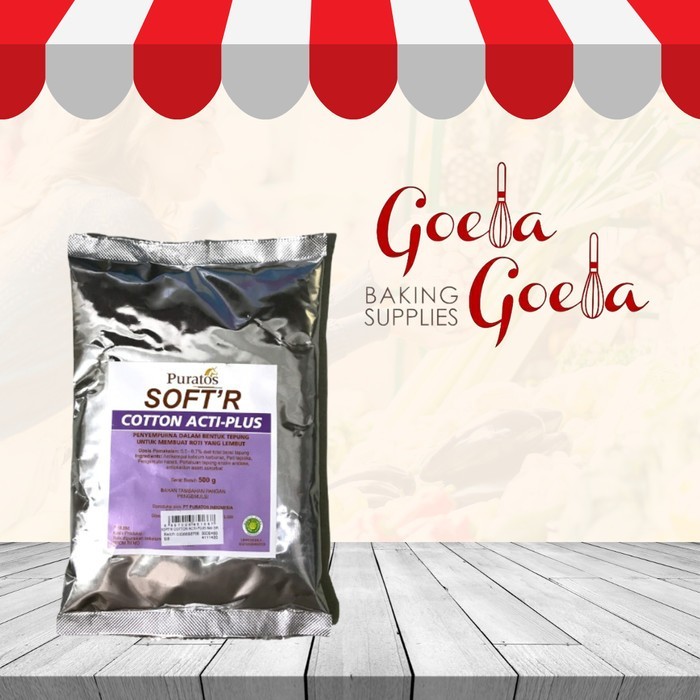 

PURATOS SOFT'R COTTON ACTIPLUS 500GR TEPUNG PELEMBUT TAMBAHAN ROTI