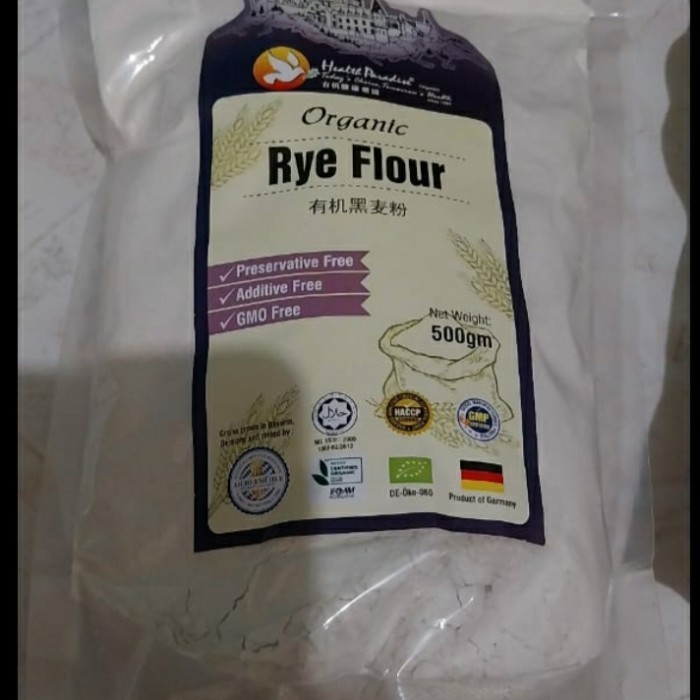 

TEPUNG GANDUM HITAM ORGANIK 500G ORGANIC RYE FLOUR