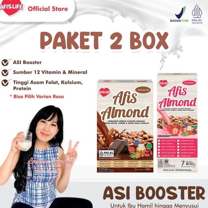 

Afis Almond Bundling 2 Box - 1 Box Afis Almond Sachet 1 Box Afis Almond - ASI Booster Pelancar Peningkat ASI Berkualitas