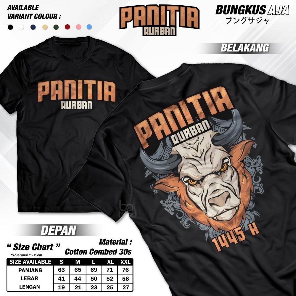 Promo Kaos Panitia Qurban 2024 1445 H Baju Panitia Kurban Pembunuh Bayaran Tukang Jagal Sapi Kambing