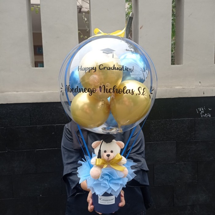 

BUCKET BALON WISUDA/ULANG TAHUN BONEKA HADIAH (BNK-1)