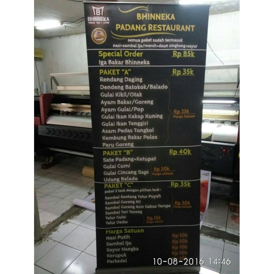 X-BANNER BAHAN ALBATROS