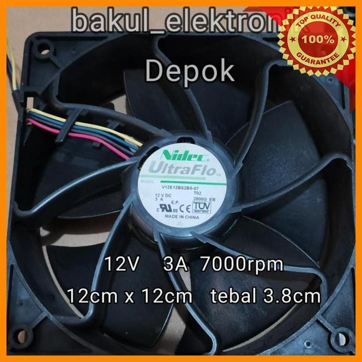 [bak] fan 12v 12cm nidec ultraflo