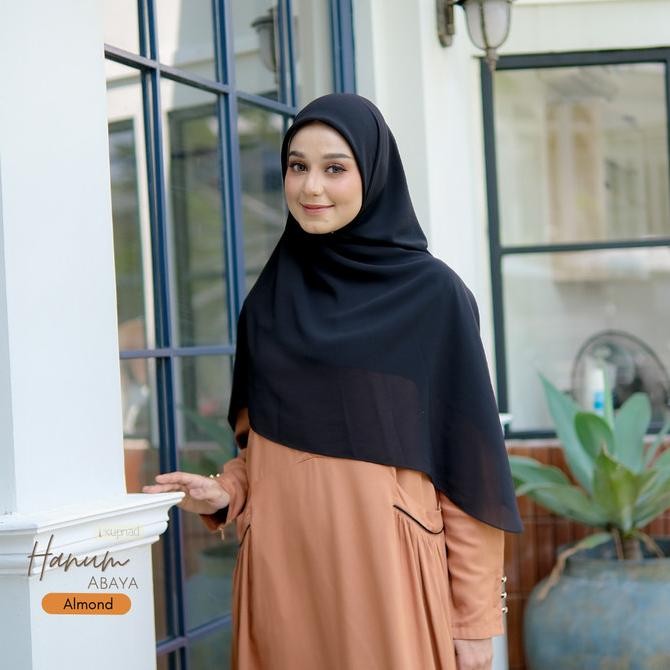 

KUPNAD Abaya Premium Polos - Hanum Abaya Almond Berkualitas