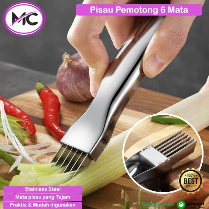 

PISAU PEMOTONG SAYUR 6 MATA PISO ALAT KUPAS BAWANG STAINLESS SERBAGUNA ORIGINAL