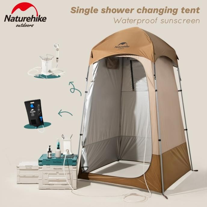 TENDA TOILET NATUREHIKE NH21ZP005 PORTABLE SINGLE SHOWER CHANGING TENT