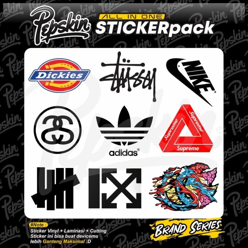 

Terlaris Pack All In One Brandmix Garskin Stiker Custom Case Laminasi Tebal COD