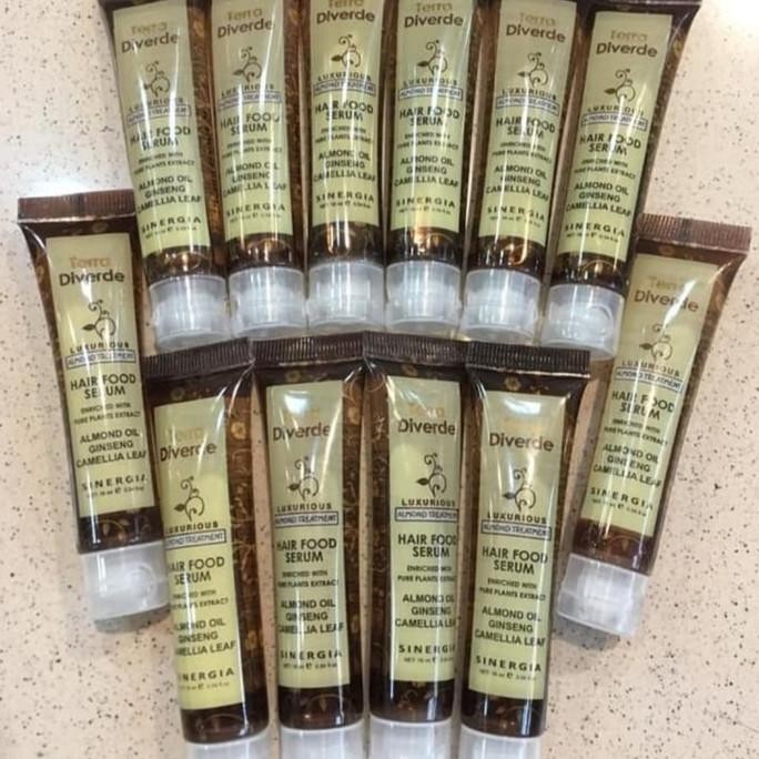 

Terra Diverde ilvasto sinergia hair food serum rambut almond oil 16ml Berkualitas