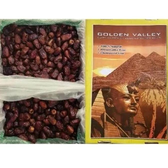 

KURMA MESIR GOLDEN VALLEY 10 KG - CAMILAN KERING ORGANIK TANPA GULA - COKLAT, FOOD, MANIS, BAWANG, BROWN, SNACK, CEMILAN, CRISPY ORIGINAL