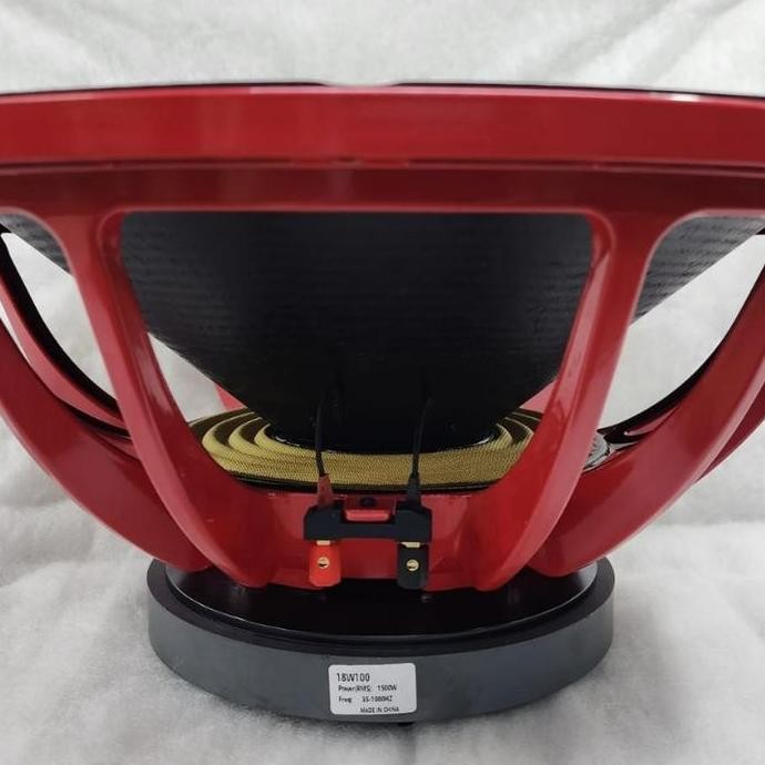 Promo speaker 18 inch Turbosonic 18 TBW 100 / 18TBW100 - Red series - Waterproof - Limited Edition C