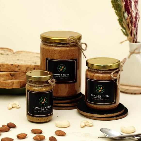 

Belgian Choco Almond Cashew Butter 250g (Selai Chokelat Almond Mede) Berkualitas