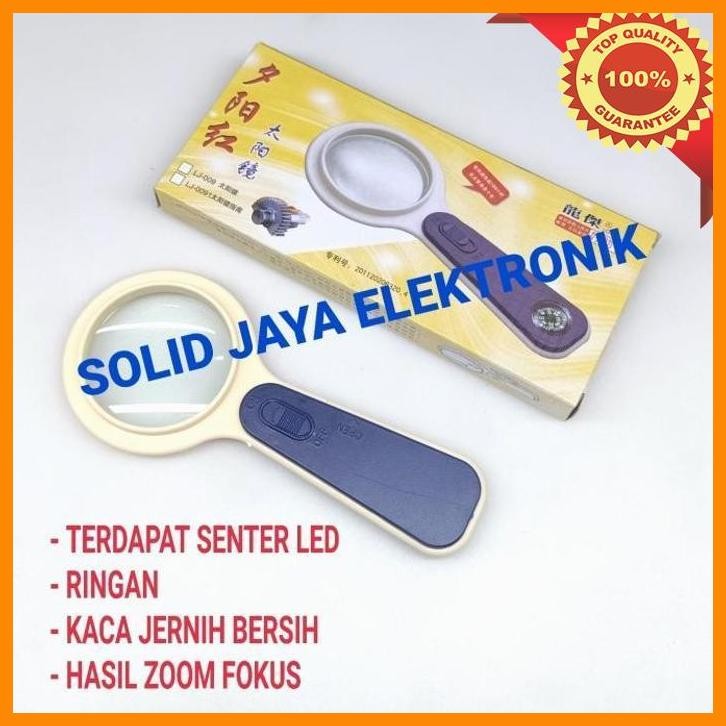 

[SJE] KACA PEMBESAR LUV ZOOM KACA LUV PLUS SENTER LED JERNIH LONG JIE