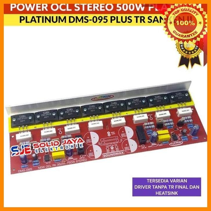 [SJE] KIT POWER OCL 500W STEREO TR FINAL SANKEN II - KIT AMPLIFIER AMPLI 500 W WATT STEREO - DRIVER 