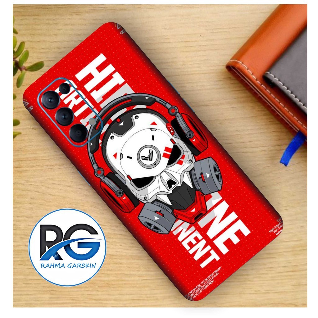 

Terlaris Oppo Reno Garskin Stiker Custom Case Laminasi Tebal COD