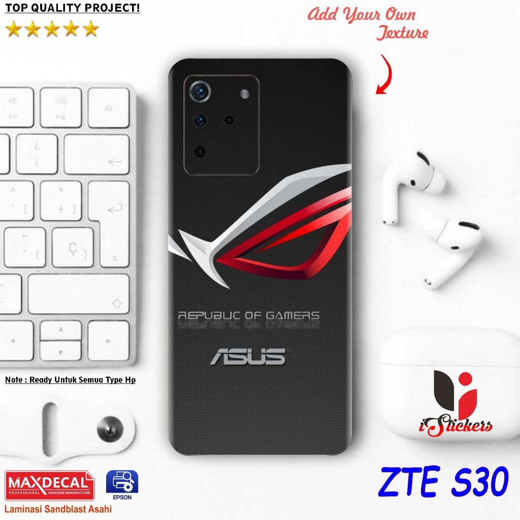 

Terlaris ZTE Blade Garskin Stiker Custom Case Laminasi Tebal COD