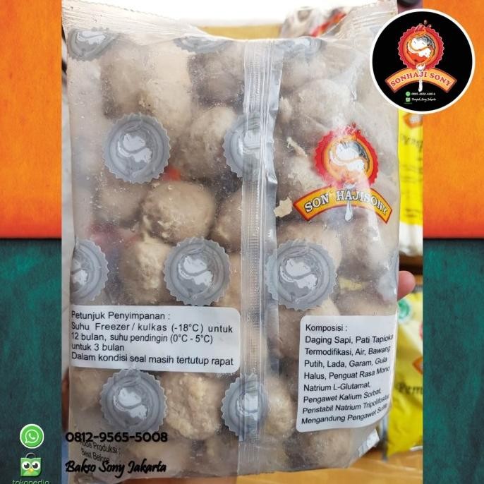 

New Bakso Sony Sapi Besar + Bumbu