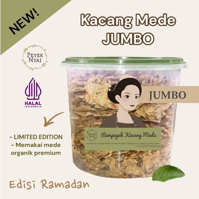 

Rempeyek Peyek Nyai Kacang Mede (JUMBO)