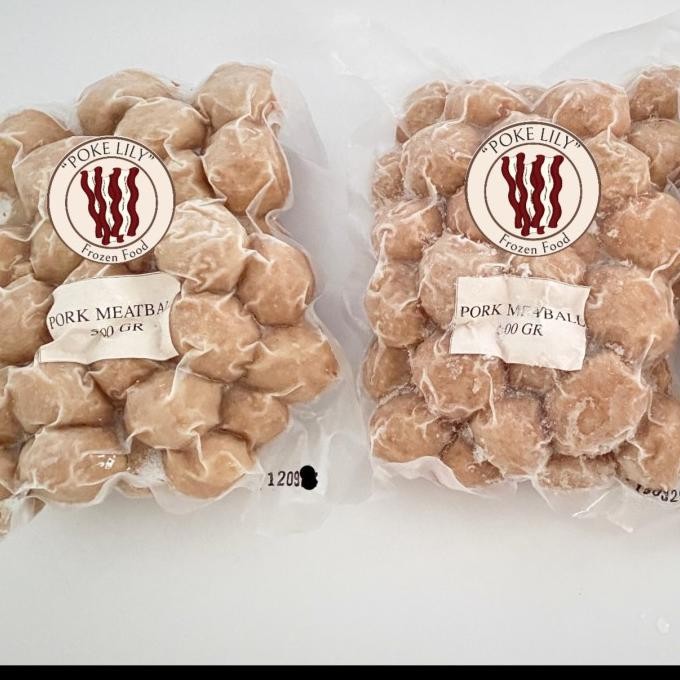 

New Bakso Babi Pork Meatball Meat Ball Tanpa Pengawet Sby Bakwan Halus Sby