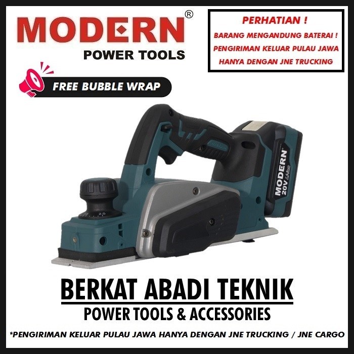 MODERN M90 Mesin Planner Cordless 20V Serut Kayu Planer Baterai M-90