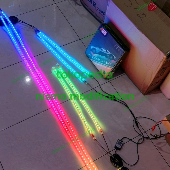 TERMURAH - lampu kolong mobil rgb Bluetooth android running led underglow matrix